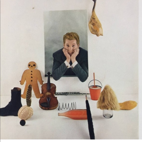 ! 1 Page/2 Sides from VTG 1951 Photo Book, Goldfish & Moth, Danny Kaye & Symbols - Picture 4 of 4